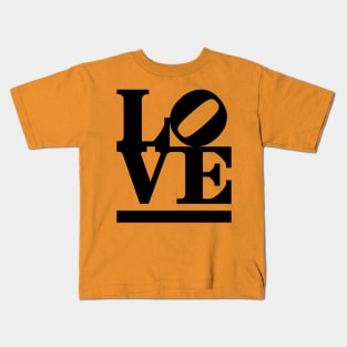 LOVE Robert Indiana Pop Art Logo Kids T-Shirt